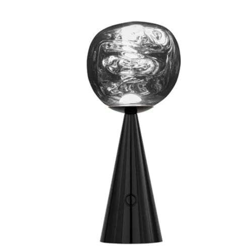 Ultra Modern Designer Melt LED Portable Table Lamp - Black