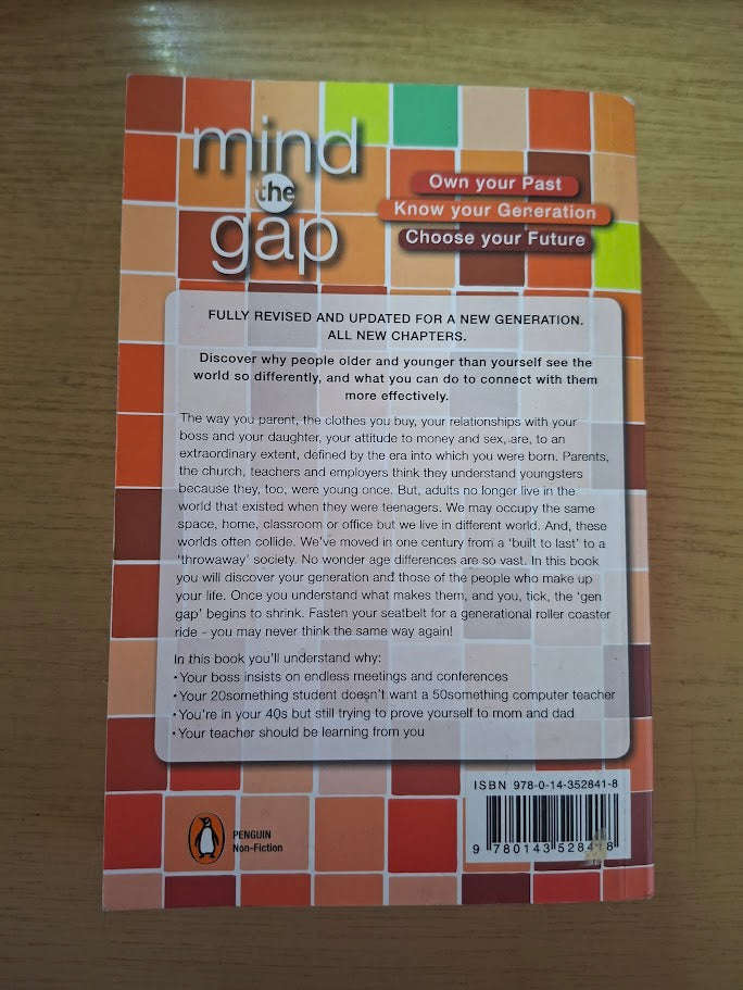 Mind The Gap: Own Your Past, Know Your Generation, Choose Your Future - Graeme Codrington (Second...