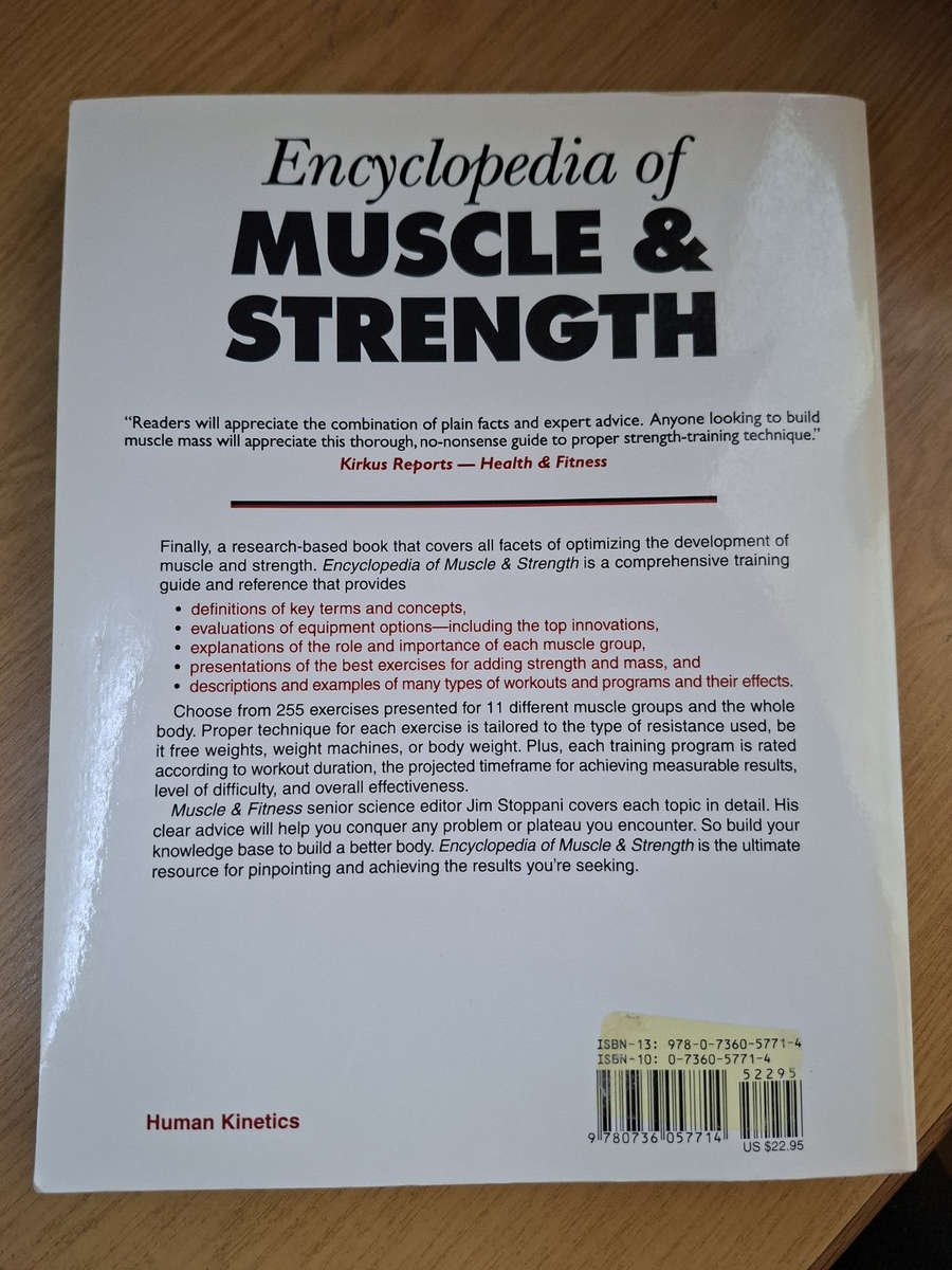 Encyclopedia of Muscle & Strength  Jim Stoppani, PhD (Second-Hand)