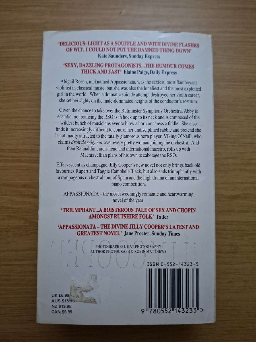Appassionata  Jilly Cooper (Second-Hand)