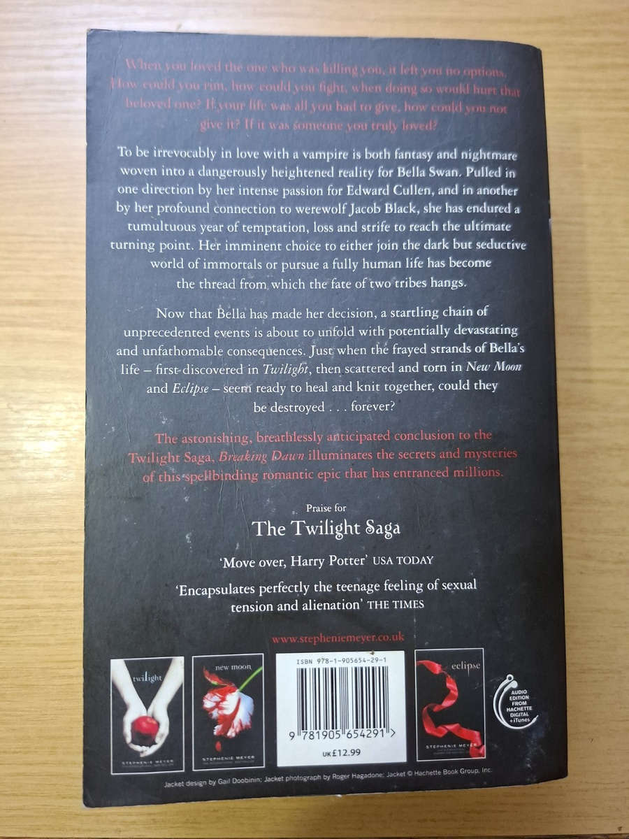 Twilight Saga 04 Breaking Dawn  Stephenie Meyer (Second Hand Book)