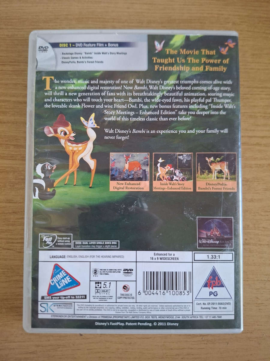 Bambi  Walt Disney Classics (Second Hand DVD)