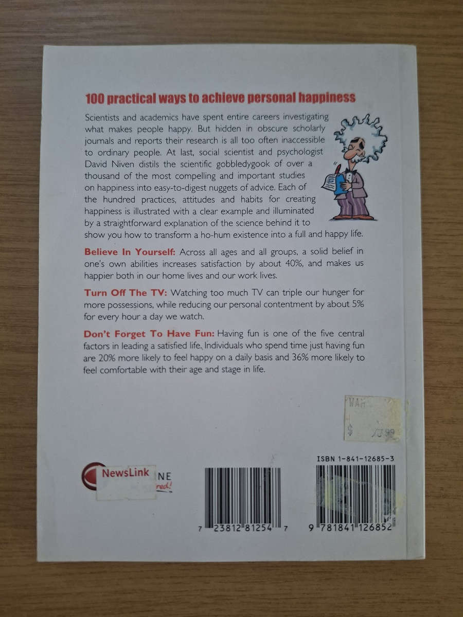 The 100 Simple Secrets of Happy People  David Niven (Second Hand Book)