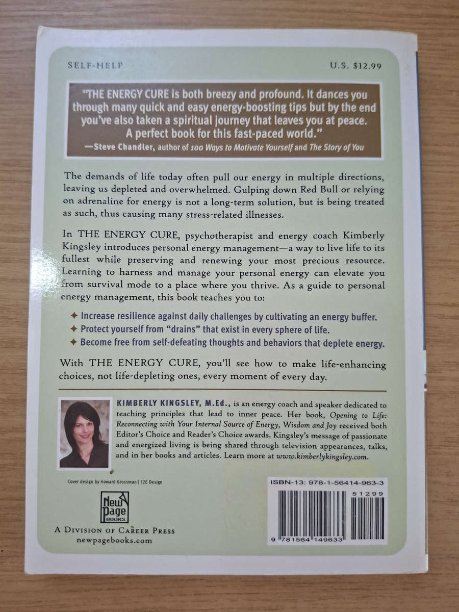 The Energy Cure  Kimberly Kingsley (Second Hand Book)