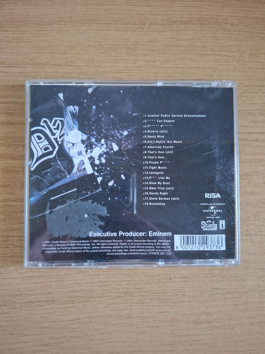 A classic early-2000s hip hop release from Eminems legendary rap collective.