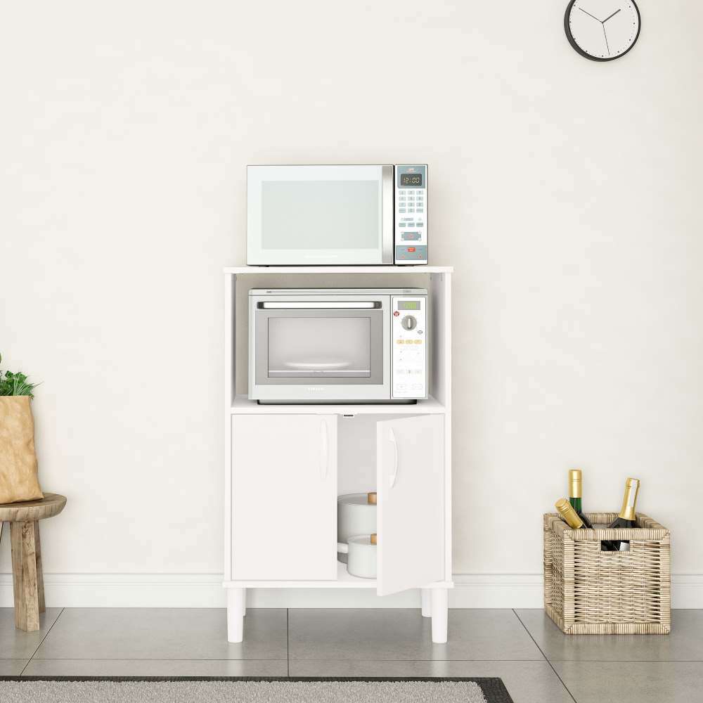 Utility Cabinet 2 Door White