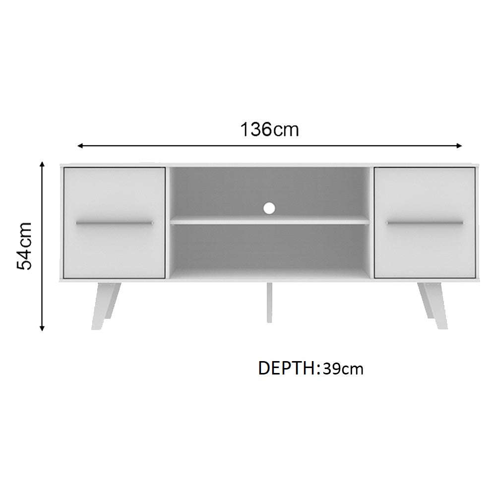 Lara White Tv Unit