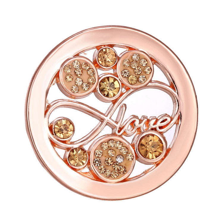 Karma jewellery - Interchangeable Infinity pendant disc