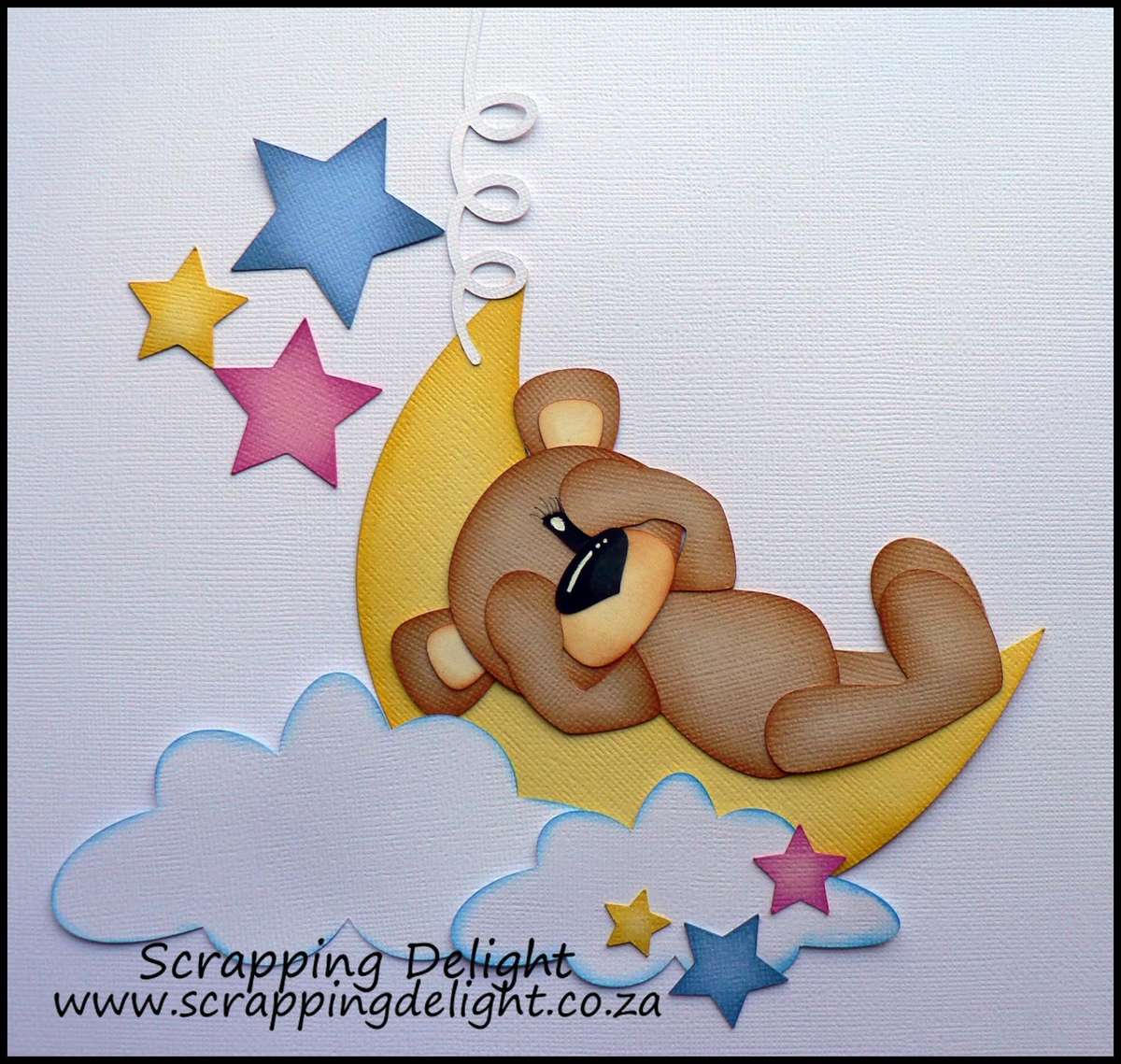 Sleepy Bear on the Moon