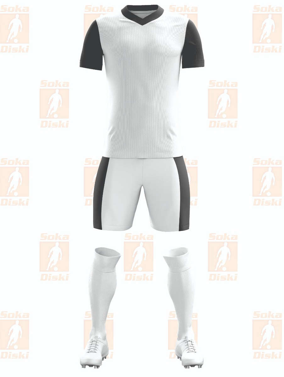 SD FIVE Kids Soccer Kit - White / Black