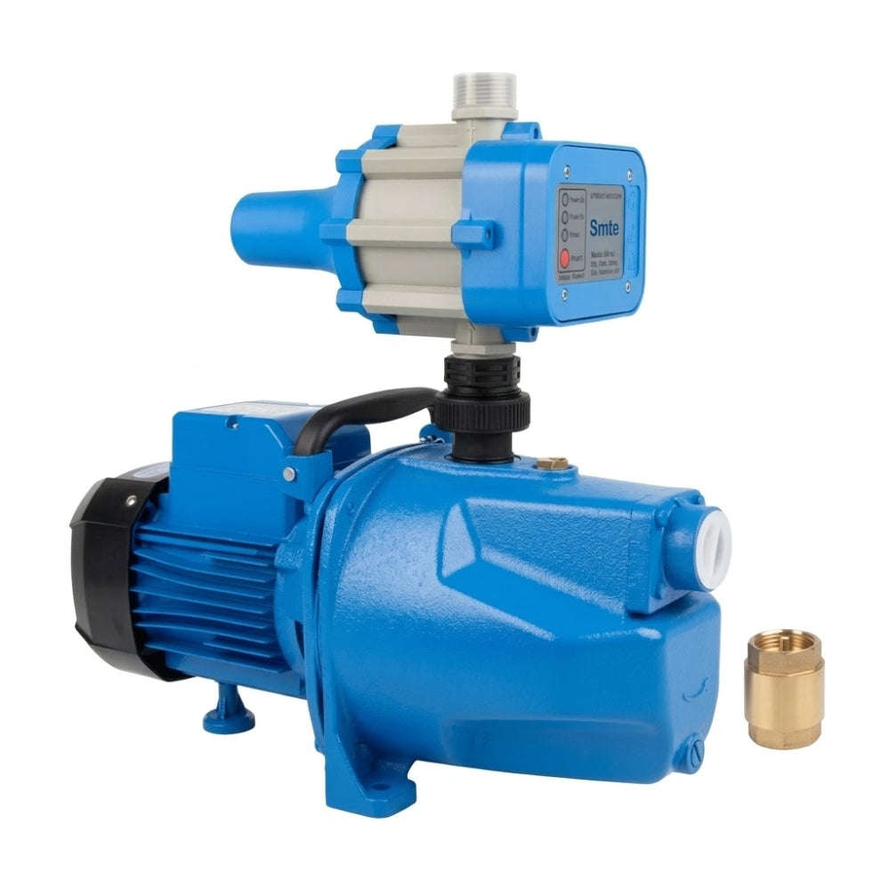 Smte 0.75kW Automatic Self-Priming Jet Water Pump with SK-10 Flow Controller (1.0HP, 230V, 42m He...