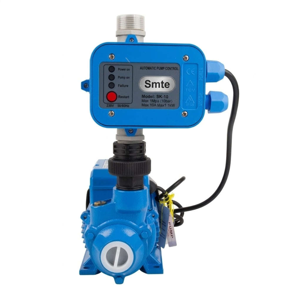 Smte 0.37kW Peripheral Booster Water Pump with Automatic SK-10 Controller (230V, 0.5HP, 35m Head,...