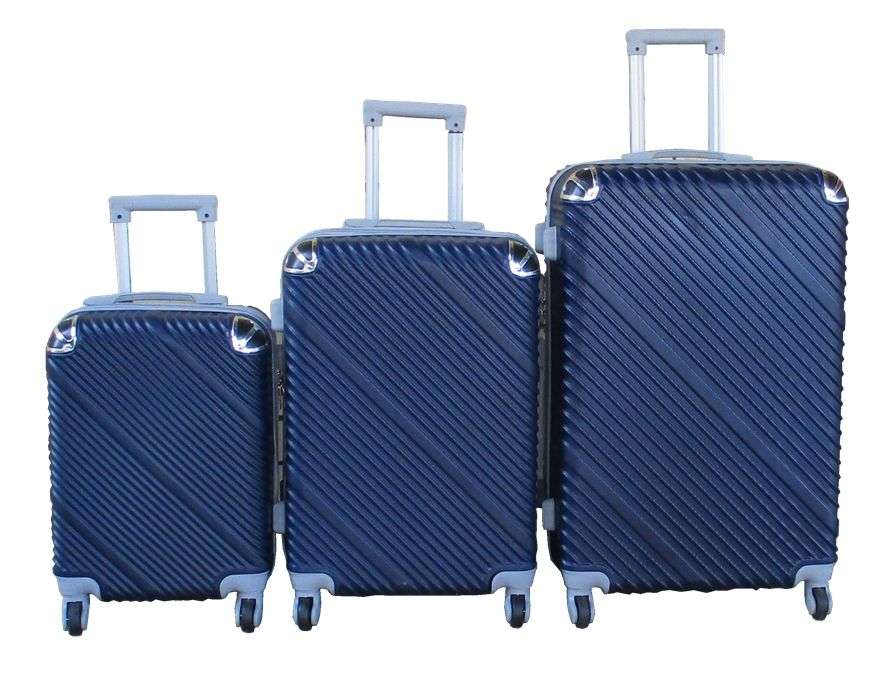 SMTE -  3Piece Travel Luggage Suitcase Bag SetStylish, and ConvenientNavy