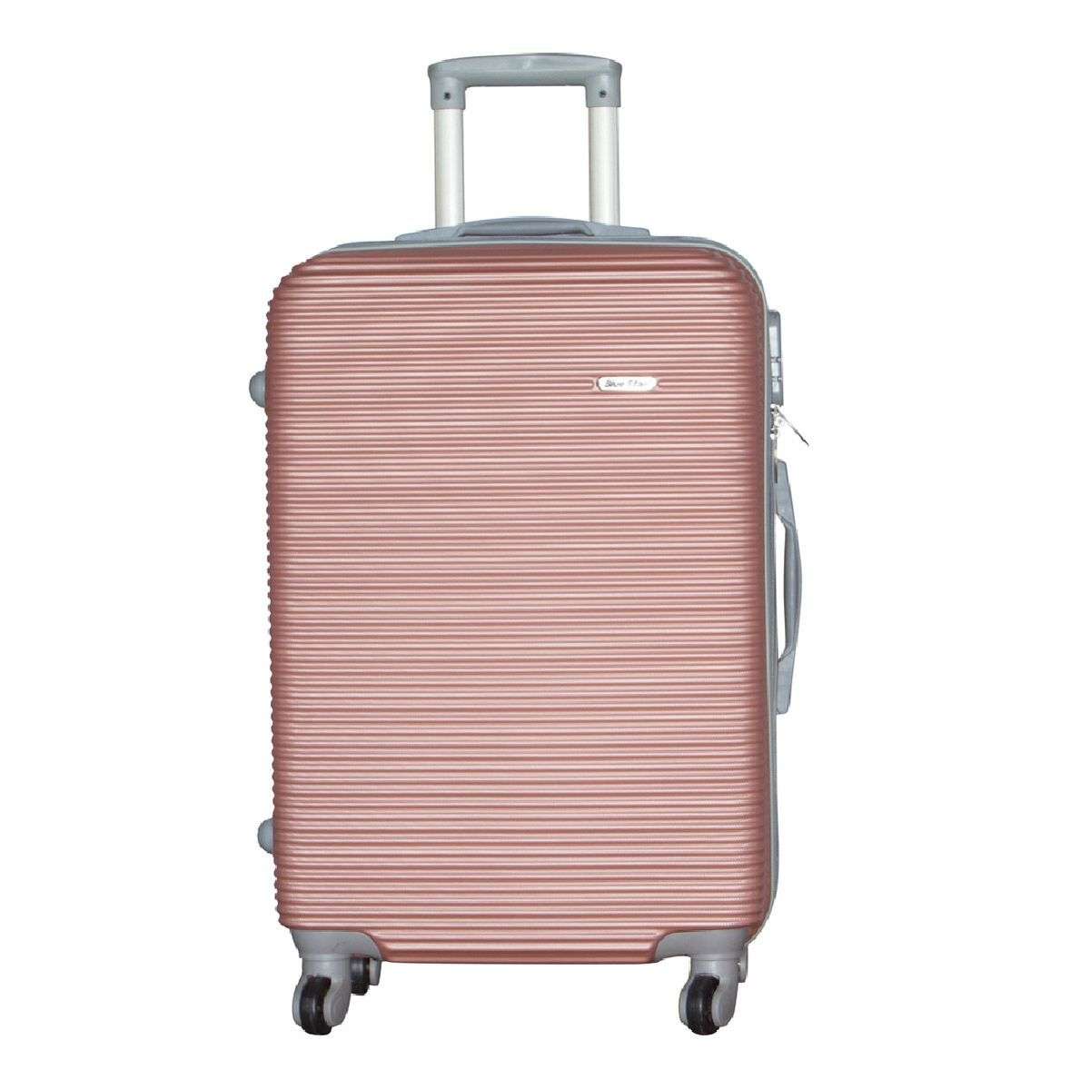 SMTE -  1 Piece Hard Outer Shell Luggage 32" - Rose Gold