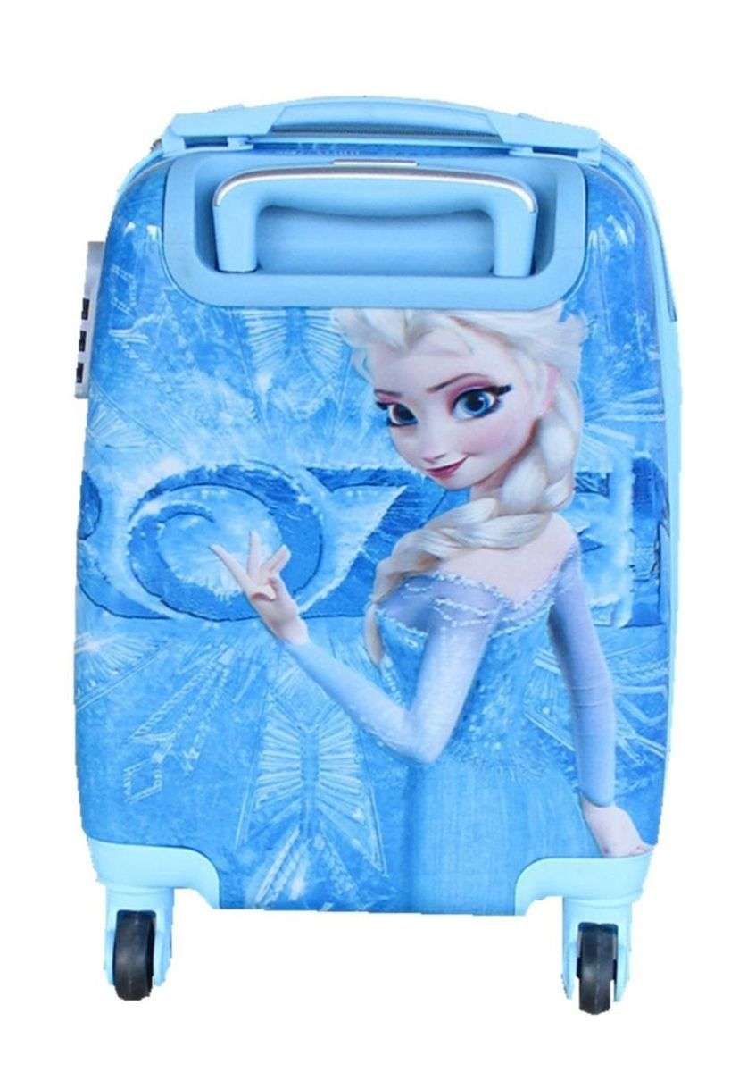 SMTE -  Frozen Hand Luggage BagSuitcase for Kids Hard Shell With 4 Wheels