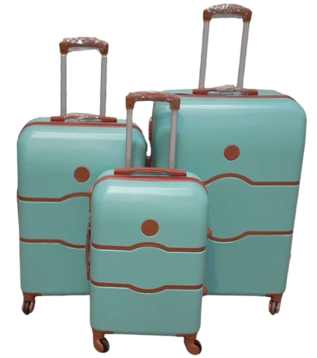 SMTE -  Elegant 3inLuggage Set: Travel in Style and ComfortLight Blue