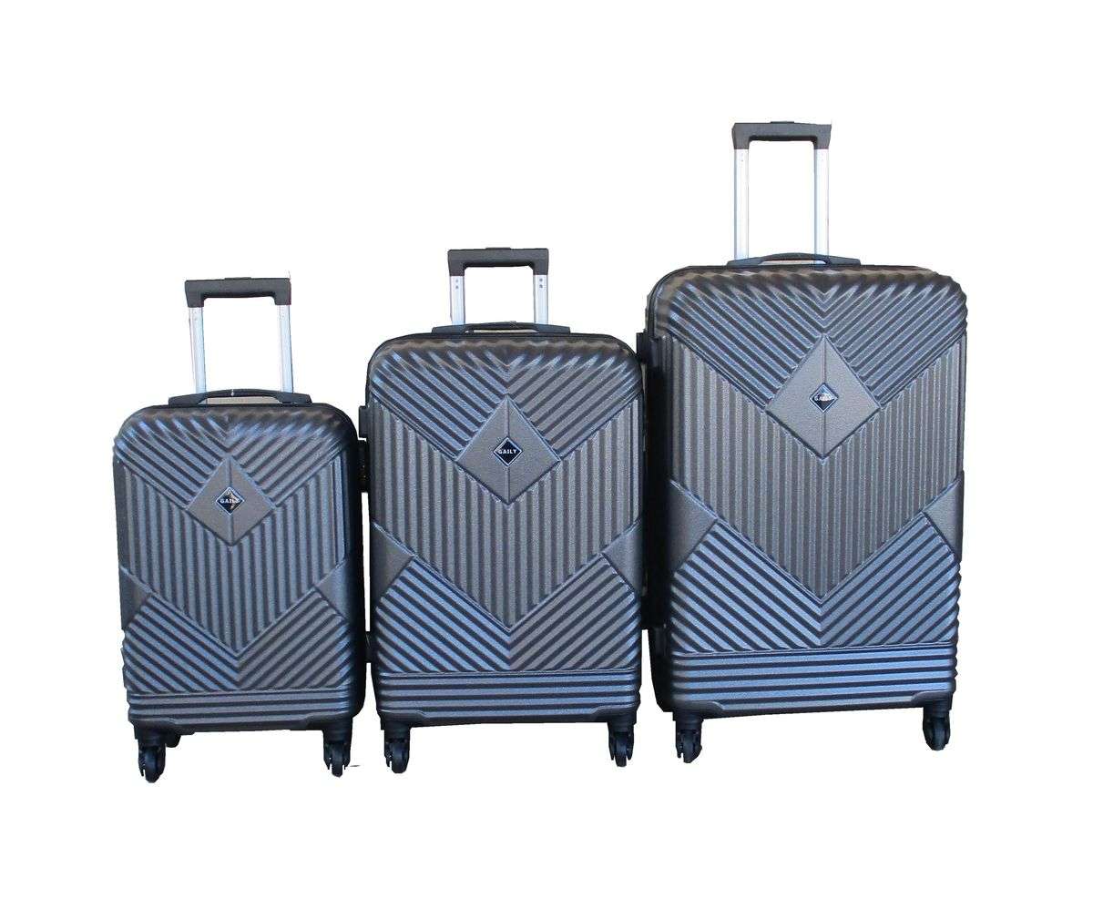 SMTE -  3Piece Travel 28Inch Luggage Suitcase Bag SetStylishDGrey