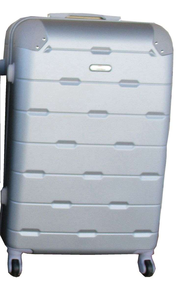 SMTE -  1 Piece Luggage 20 Inch Suitcase - Silver