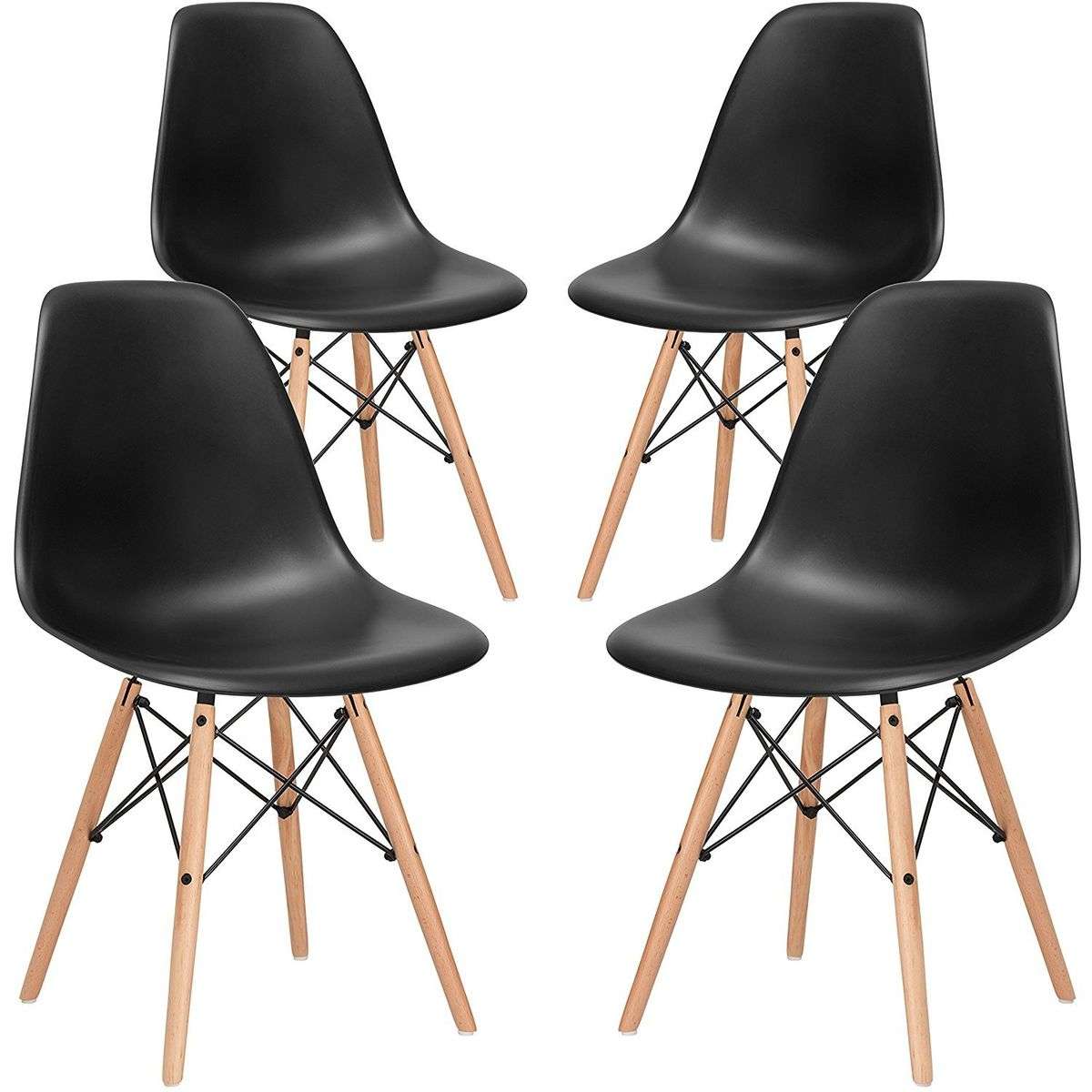 SMTE - Dining Chairs - Four Pack - Black Colour