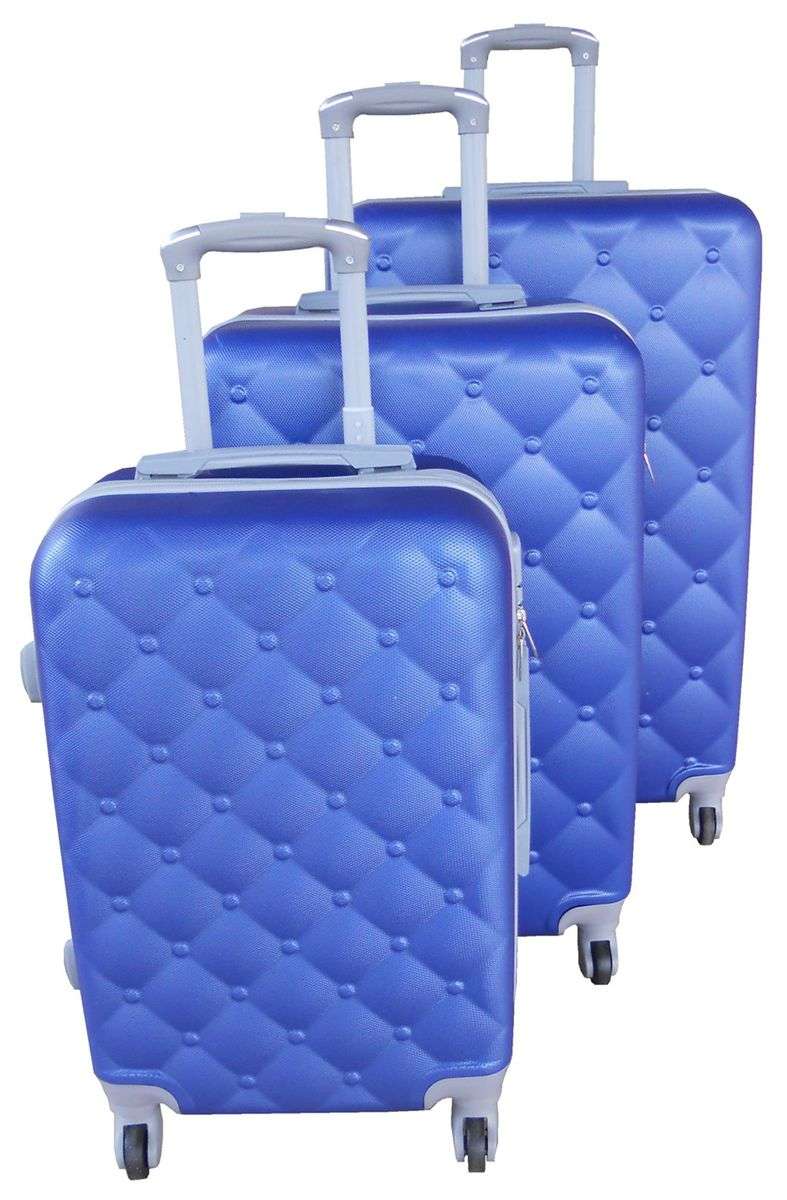 SMTE - 3 Piece Mooistar 29 inch Travel Luggage Suitcase Bag Set - Blue