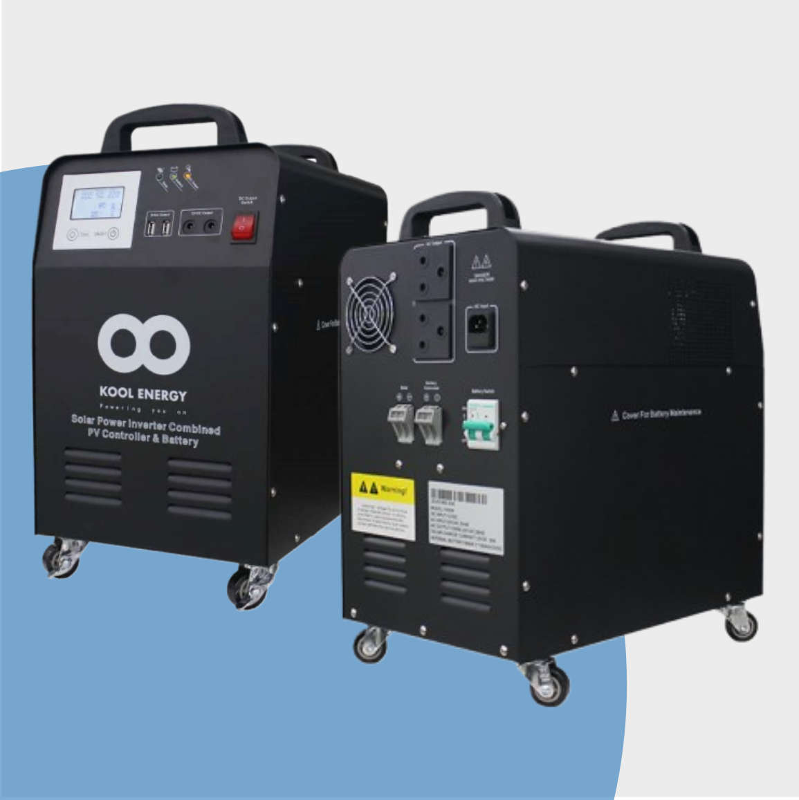 Kool Energy Mobile Trolley 1.5KW - with 2kW Lithium Battery