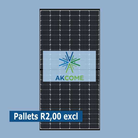 AKCOME 410W All Black Solar Panel