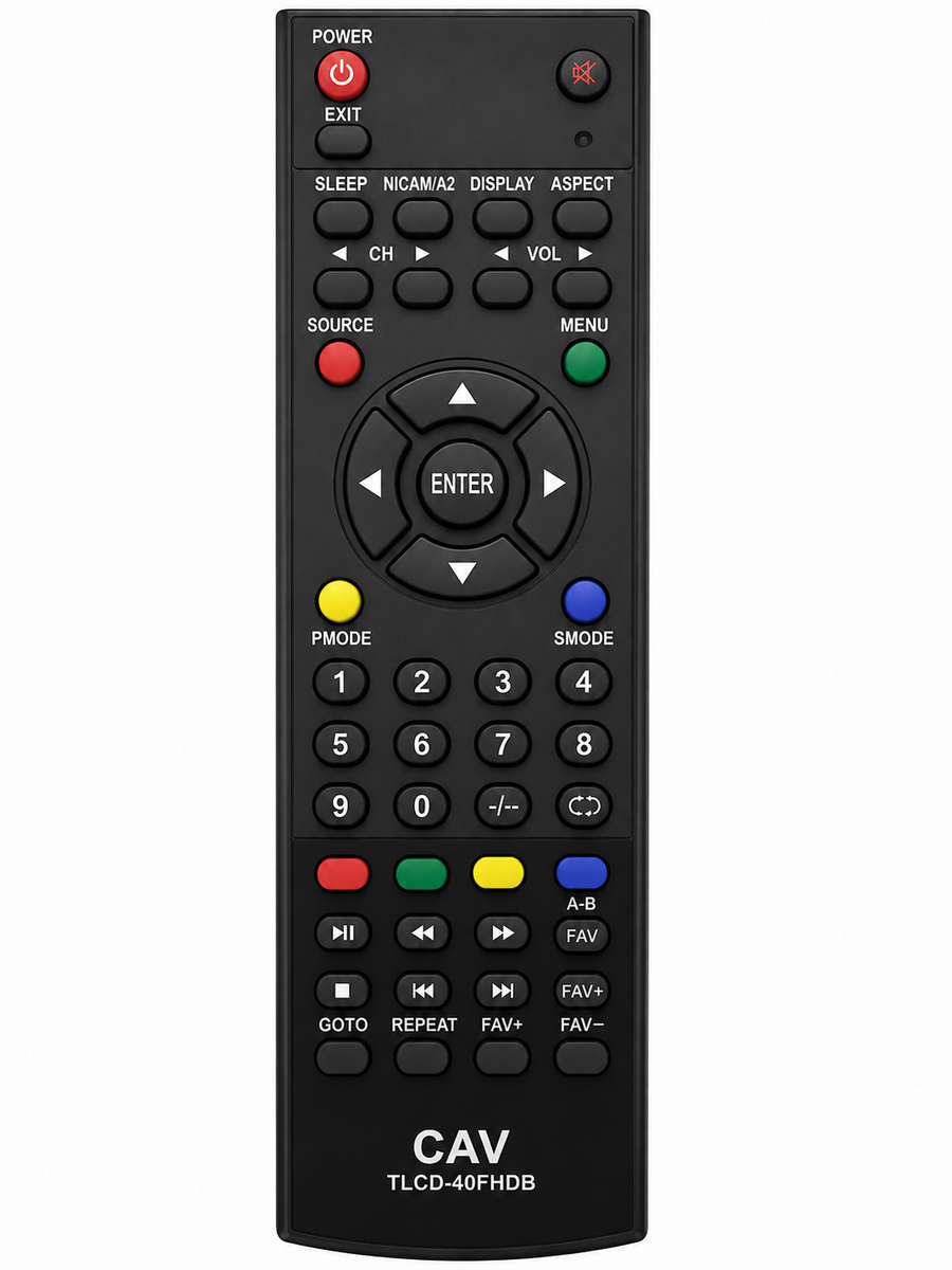 Telefunken TLCD-40FHDB TV Compatible Remote