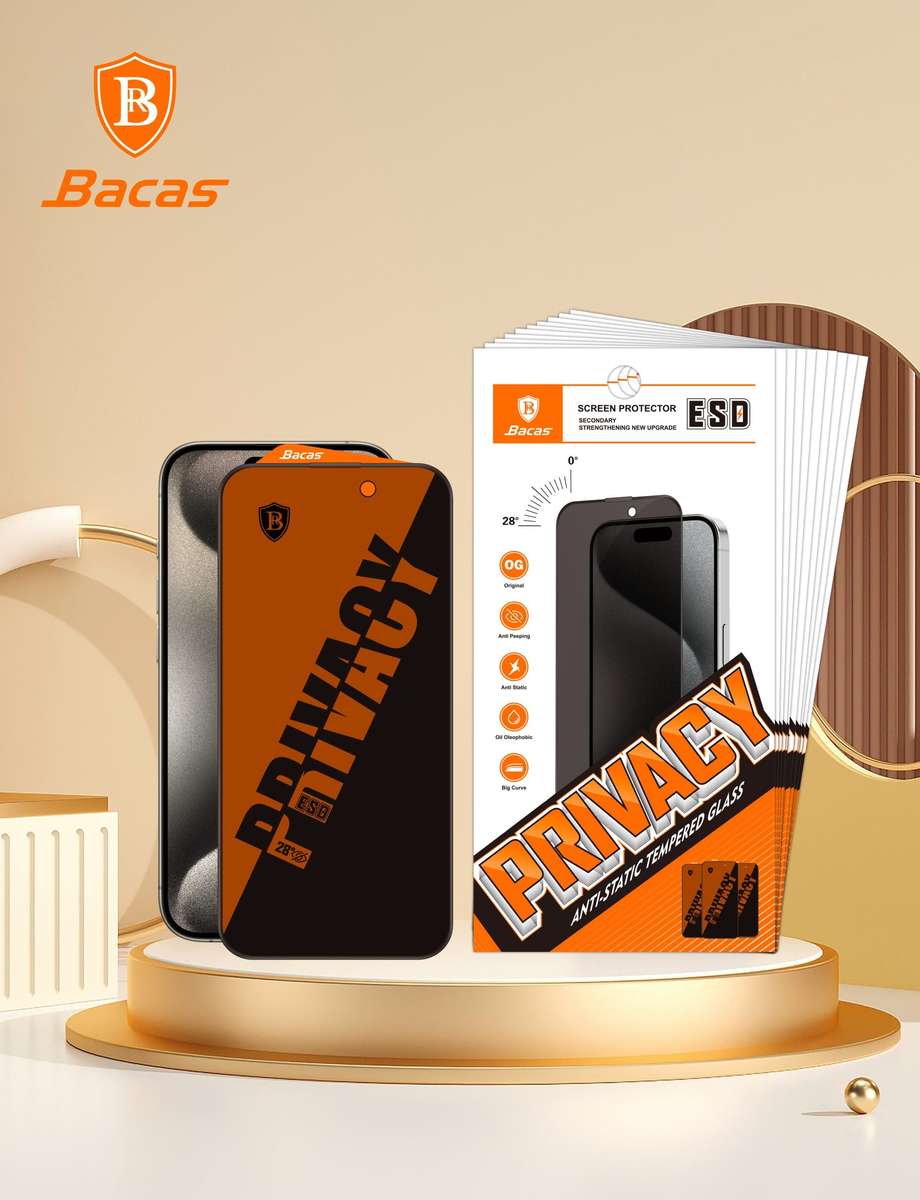 Bacas iPhone 13/13 Pro/14/16E Privacy Screen Guard