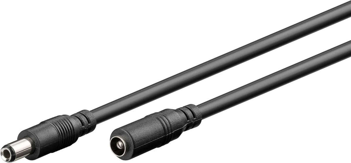 Goobay DC Extension 10m Cable 5.5 x 2.5mm - Black