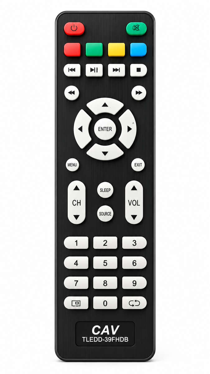 Telefunken/Sansui TLEDD-39FHDB TV Compatible Remote