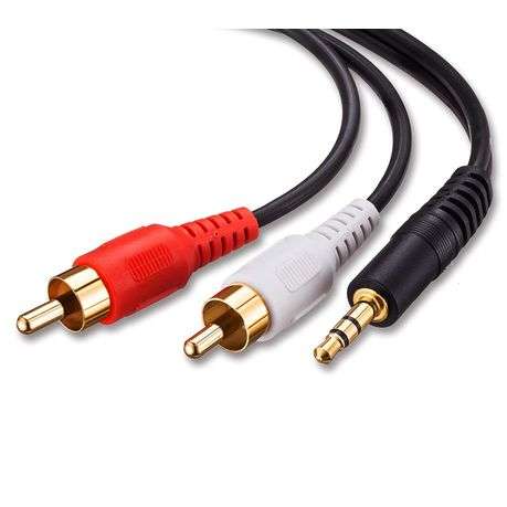 1.5M AUX-2 RCA Male Cable