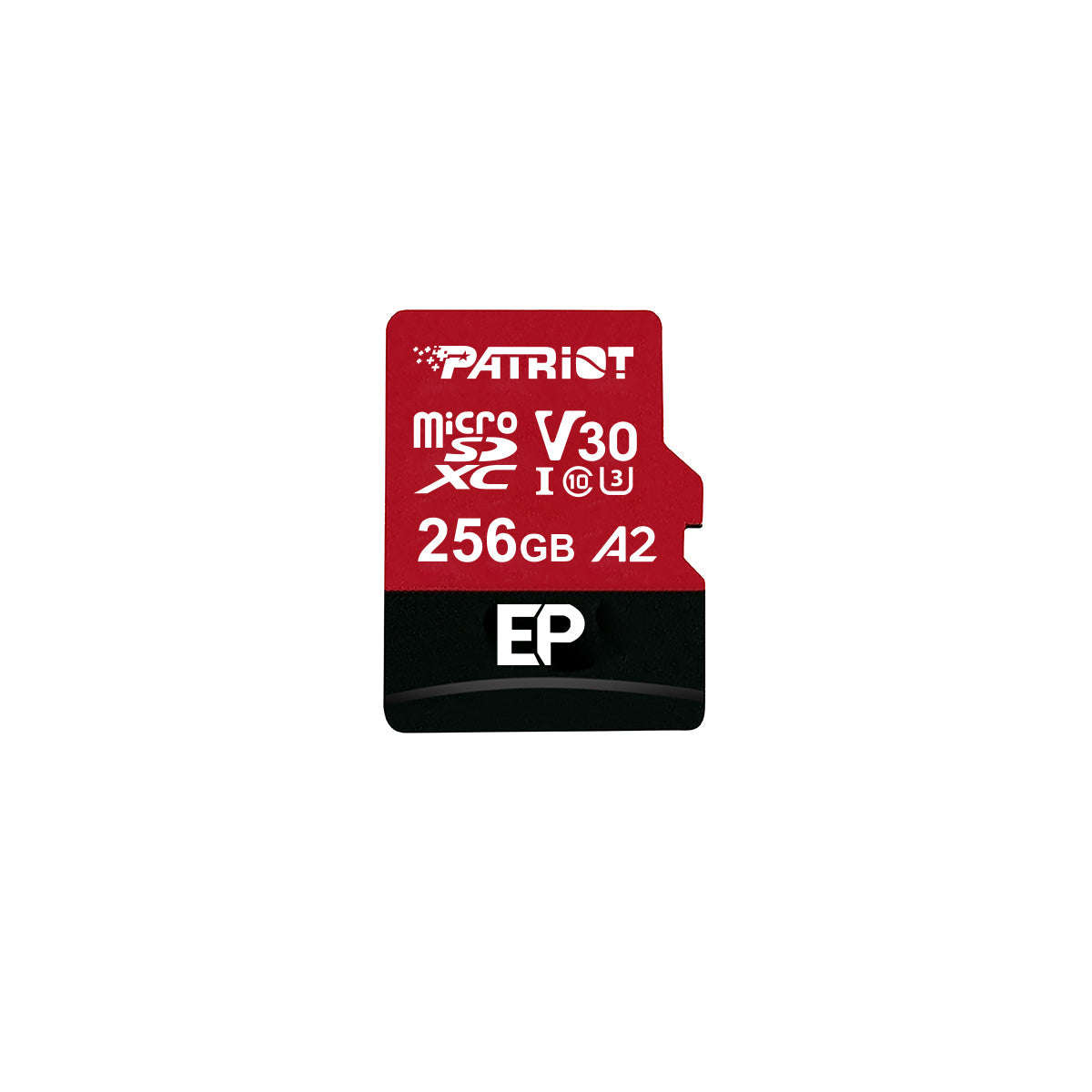 Patriot EP Series 256GB MICRO SDXC V30 A2 (w/o Adaptor)