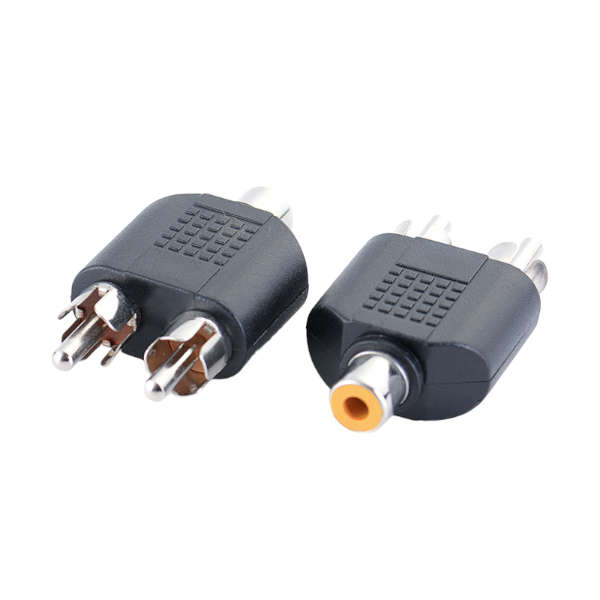 RCA(F) to 2XRCA(M) (2 Pack) Adapter