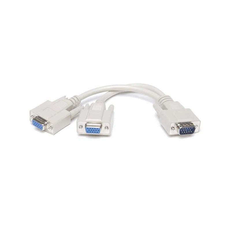 VGA Male - 2 VGA Female Cable