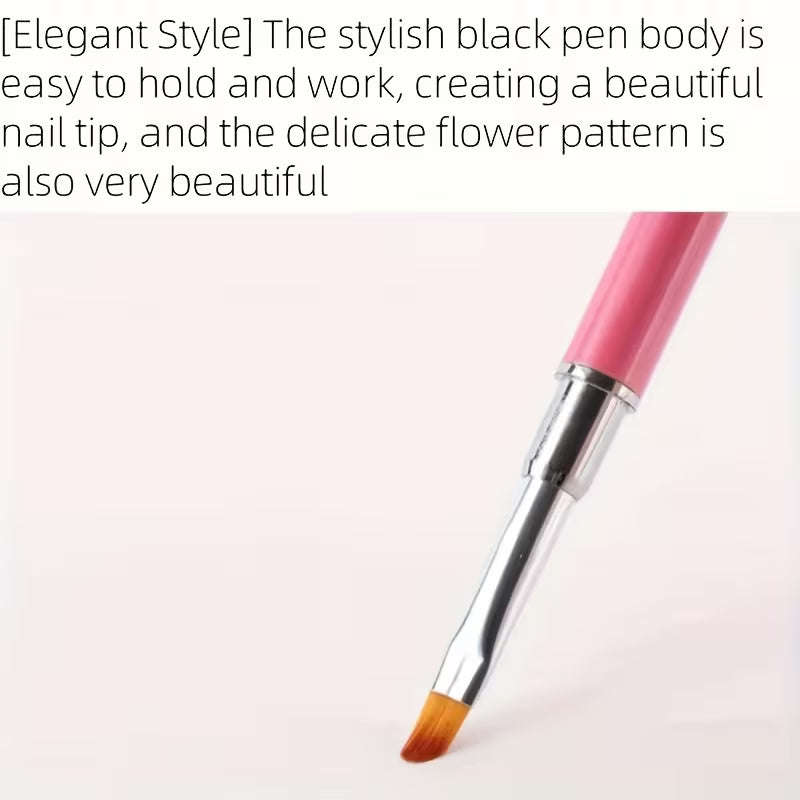 Poly Gel Nail Brush Dual-ended with Spatula (High Quality)