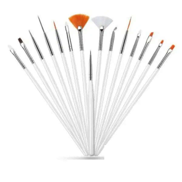 Nail Gel Art Brush Set 15Pcs (Bag)
