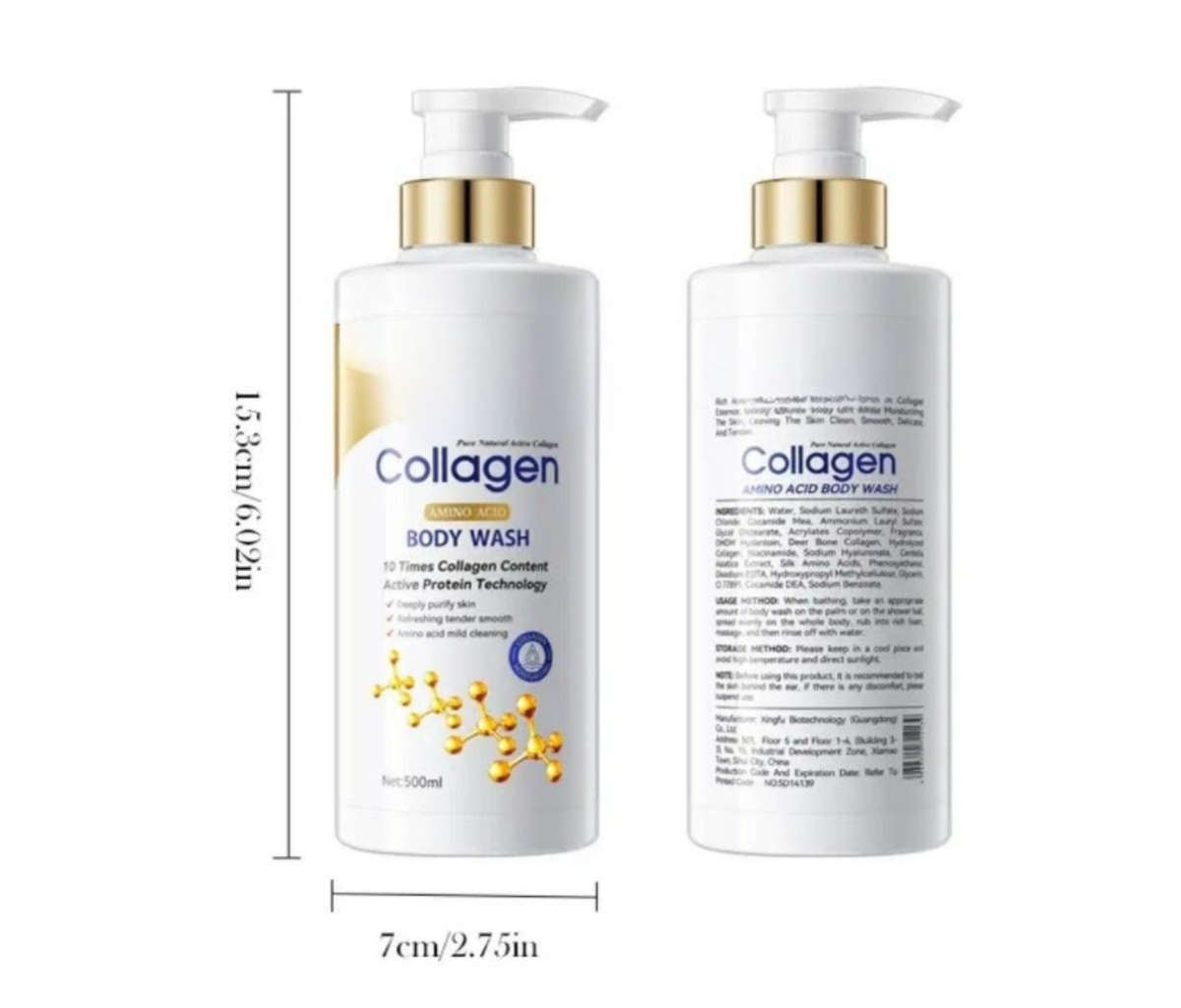 Collagen Body Wash 500ml - SADOER