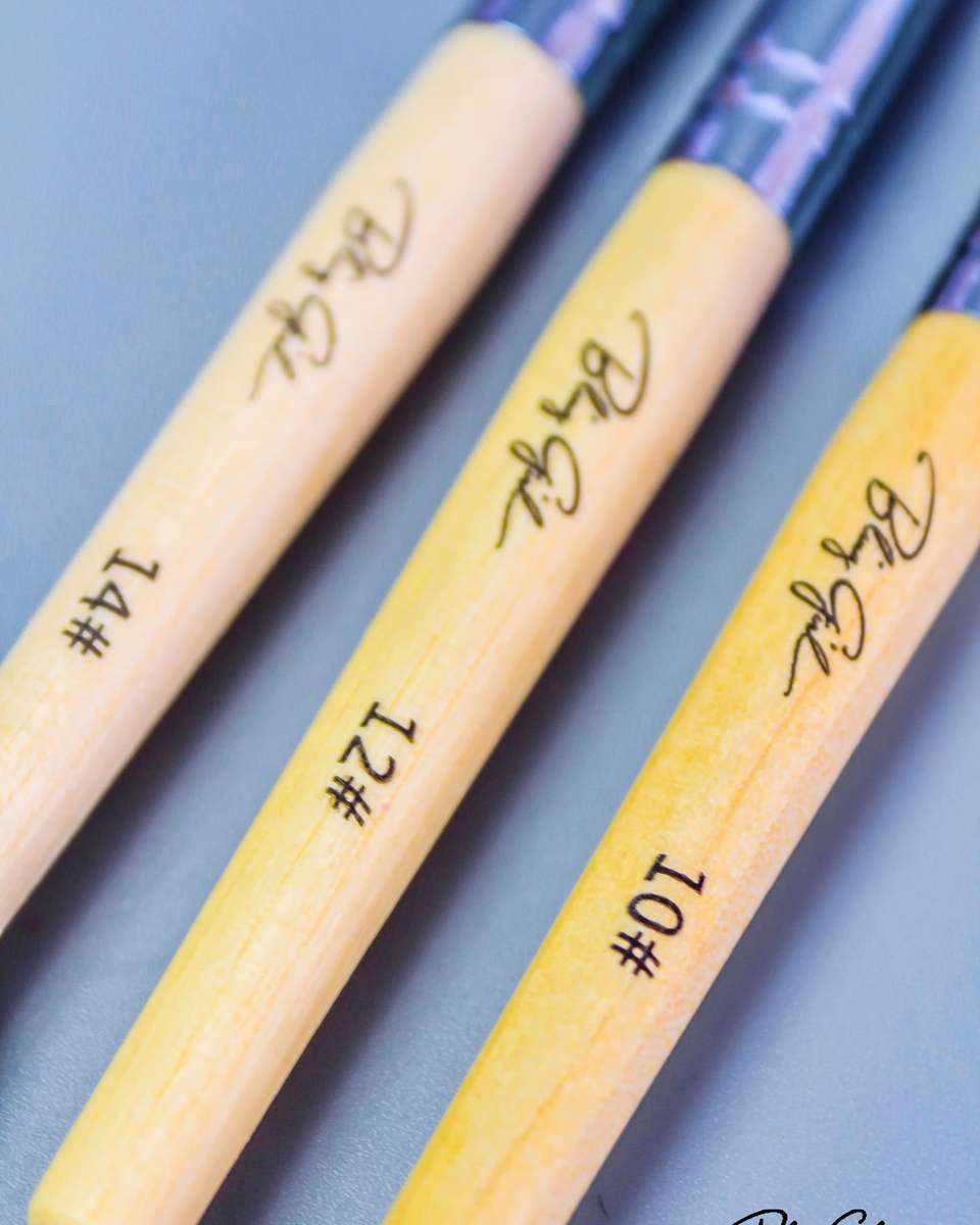 Bling Girl Wooden Acrylic Nail Brush