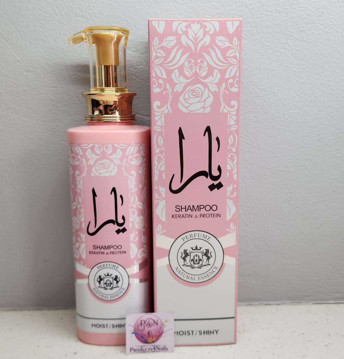 SHUMUKH - KERATIN Hair Shampoo and Conditioner, 600ml - Moist / Shiny