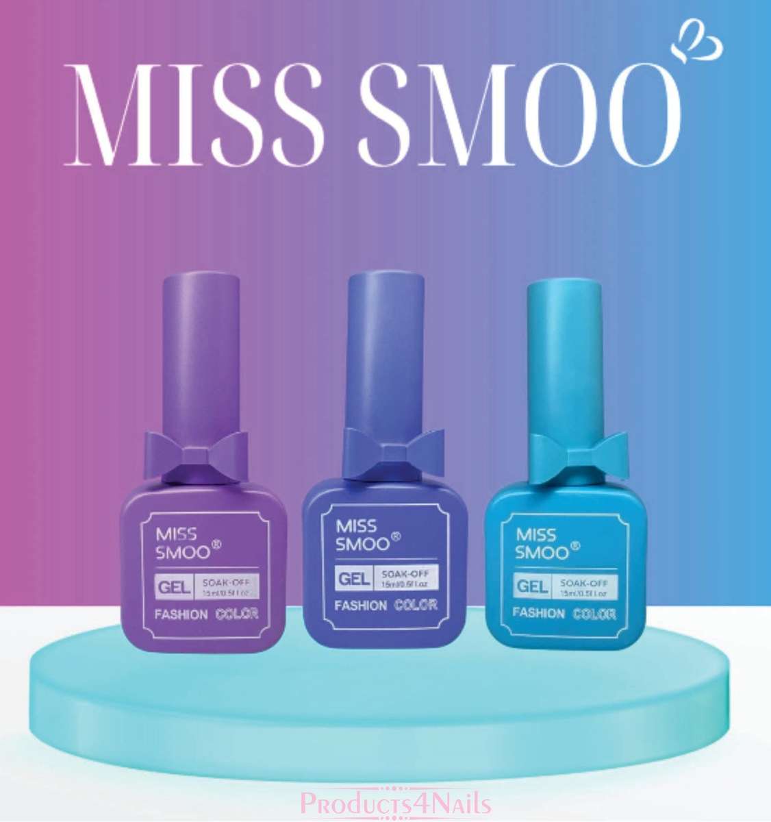 Miss Smoo UV Gel Polish 15ml (BOW)