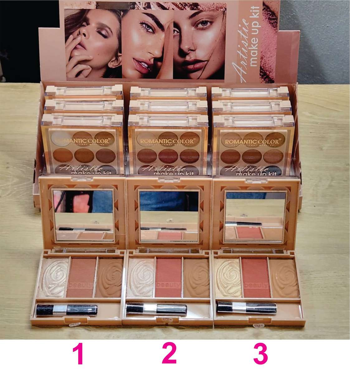 Make Up Kit 14Pcs - Romantic Artistic Make Up Kit 14pcs