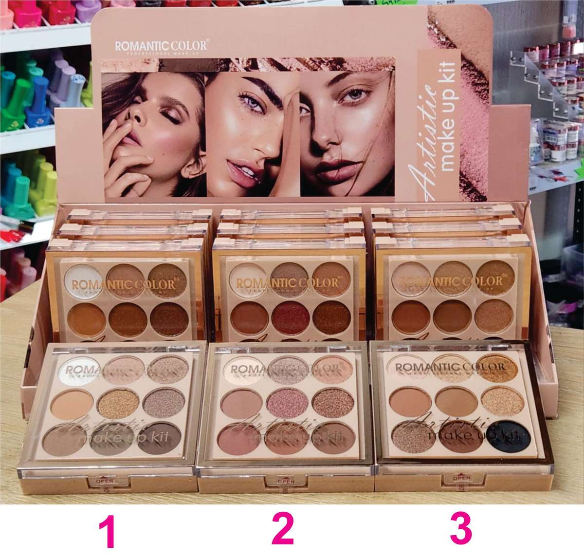 Make Up Kit 14Pcs - Romantic Artistic Make Up Kit 14pcs