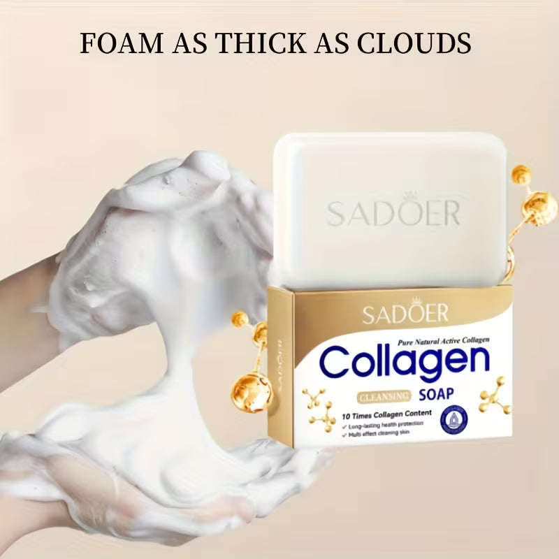 Sadoer Collagen Soap 10x Times Collagen Content 100g