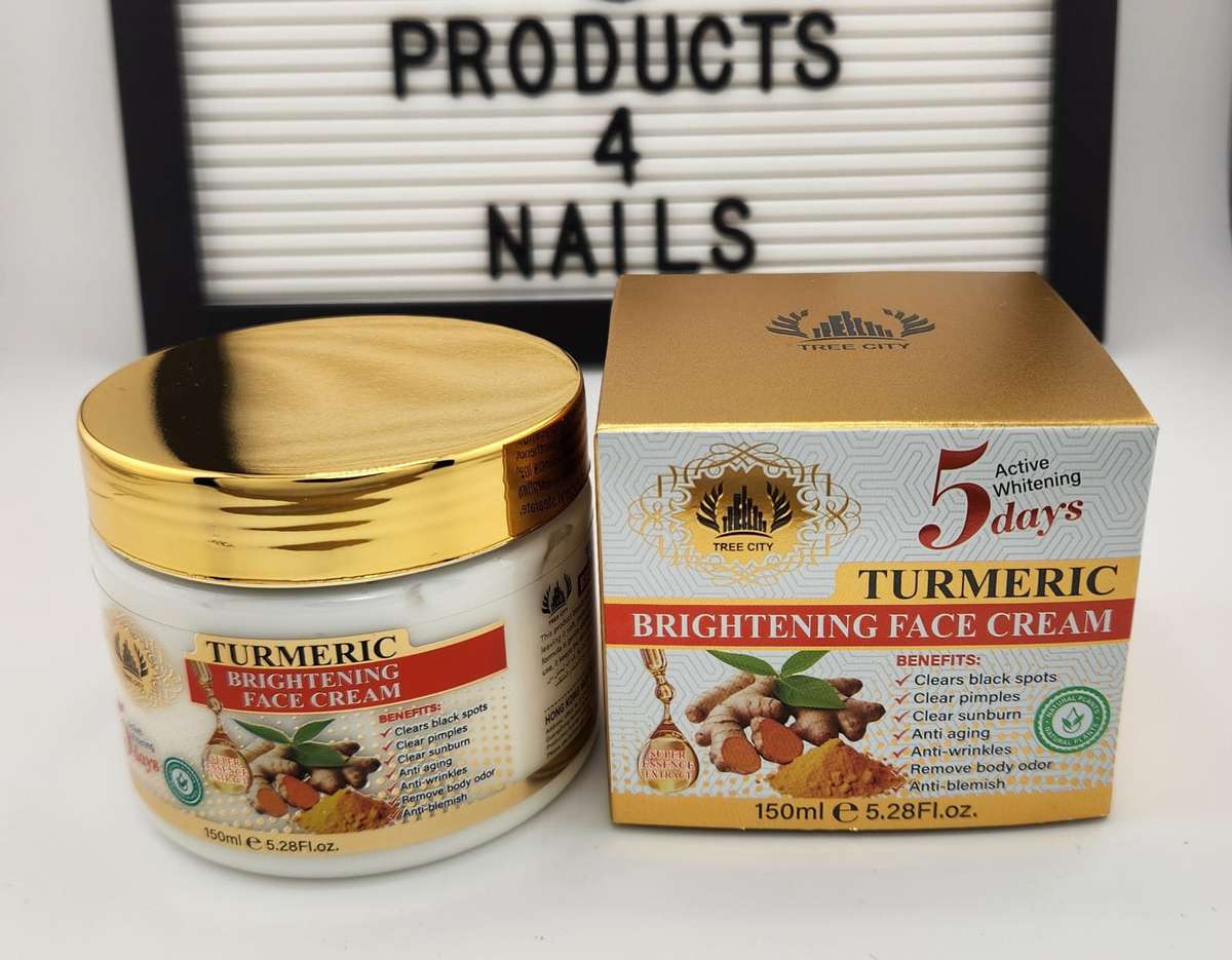 Turmeric Brightening Face Cream 150ml - Tree City - 5 Days Active Whitening