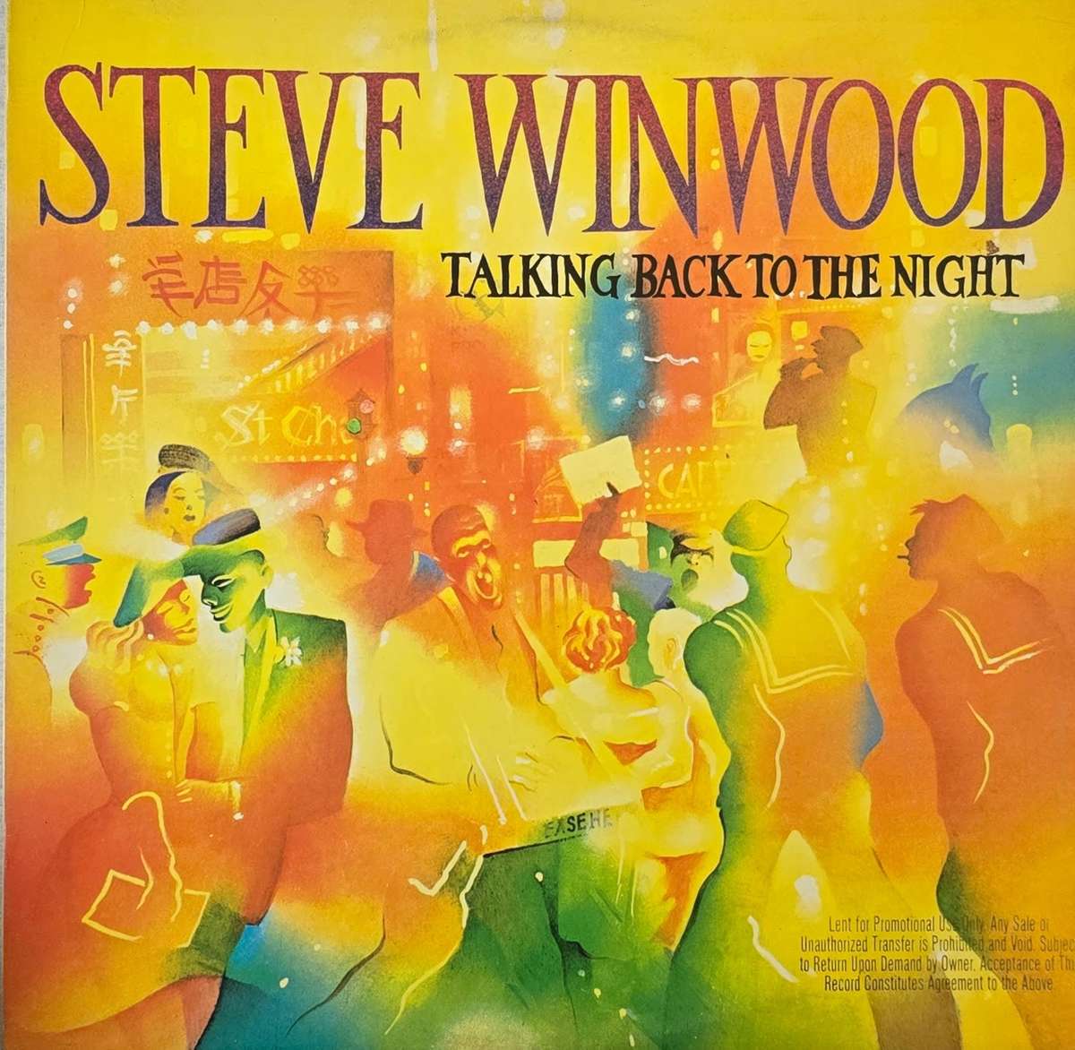 Steve Winwood  Talking Back To The Night