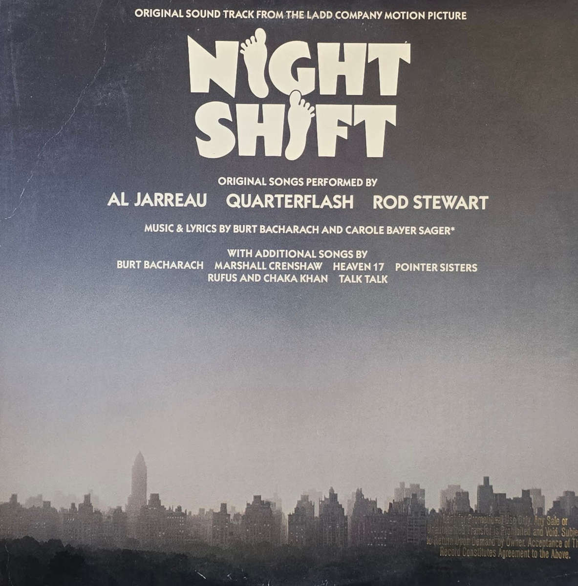 Various  Night Shift - Original Sound Track From The Ladd Company Motion Picture