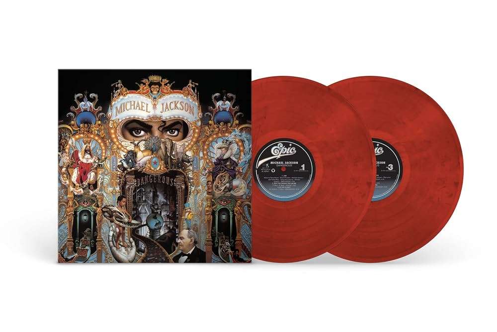 Michael Jackson  Dangerous (Double Red Marbled Vinyl)