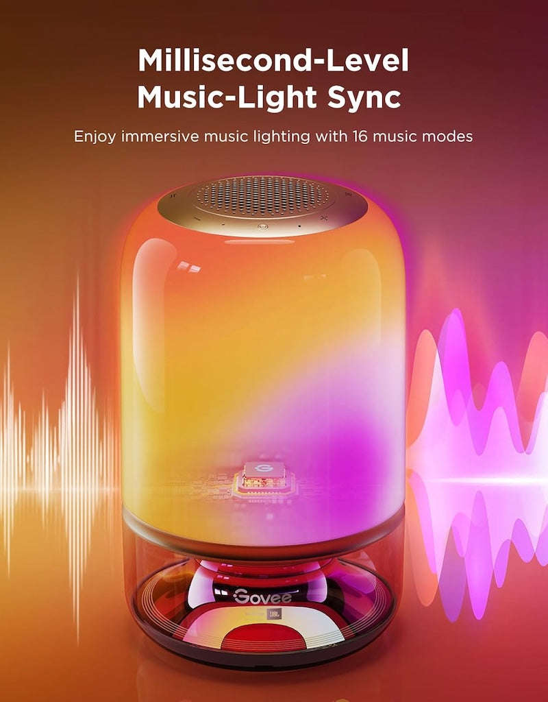 Govee RGBICWW Table Lamp 2 Pro Sound by JBL
