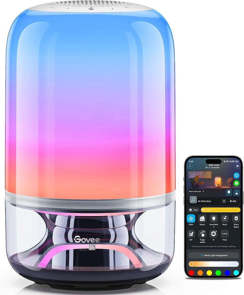 Govee RGBICWW Table Lamp 2 Pro Sound by JBL