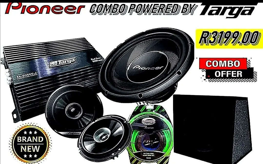 **Complete Pioneer Car Sound Starter Pack**